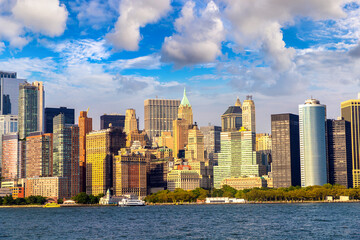 Fototapeta premium Manhattan cityscape in New York