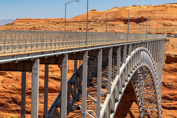 Glen Canyon Dam Bridge at Colorado river