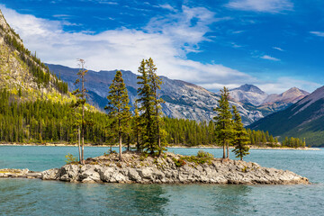 Lake Minnewanka in Banff National Park