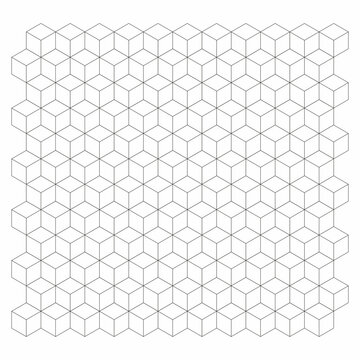 vector illustration background with hexagonal stripes