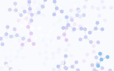 Light Blue, Red vector backdrop with artificial intelligence data.