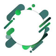  幾何学模様のフレーム・背景素材