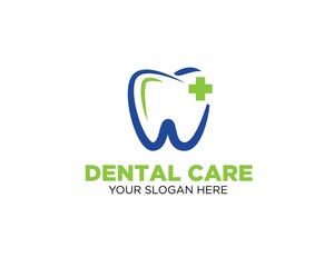dental clinic logo designs simple modern for medical service