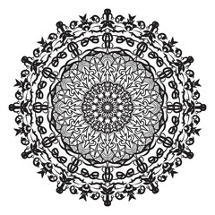 Circular pattern in form of mandala