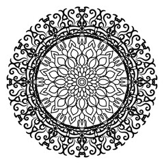 Circular pattern in form of mandala