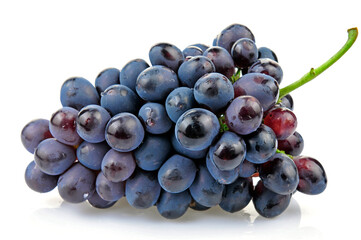 Grapes in white background