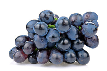 Grapes in white background