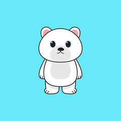 Animal-cute-polar-bear-pose-1