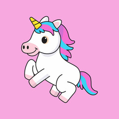 Animal-cute-unicorn-pose-4