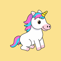 Animal-cute-unicorn-pose-3