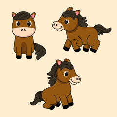 Animal-horse-set