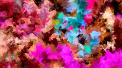 Modern Colorful Brushstroke Painting Background. Abstract Texture Background.