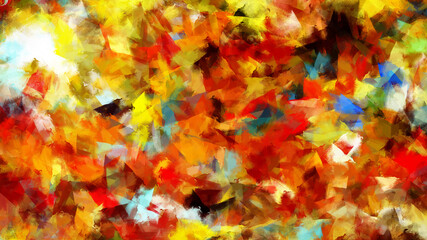 Modern Colorful Brushstroke Painting Background. Abstract Texture Background.