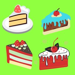 illustration of a cake