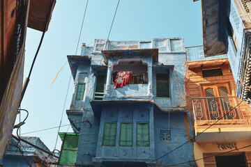 Architecture of old buildings in Jodhpur, India