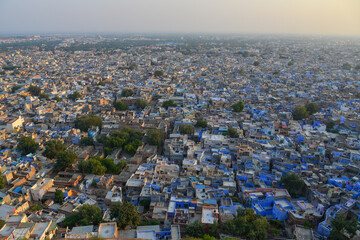Old Town of Jodhpur (India) in Blue Hues