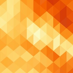 orange triangles background. polygonal style. eps 10