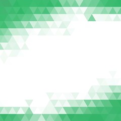 green triangles. polygonal style. modern design. eps 10