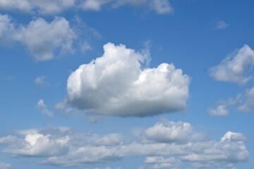 blue sky with clouds