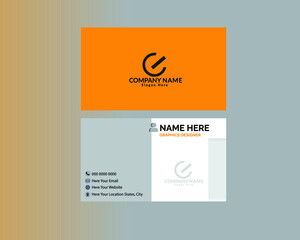 Modern business card template vector illustration design