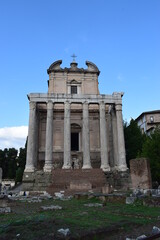 Antyczne ruiny, Rzym Włochy