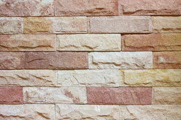 sandstone wall texture and background of decorat