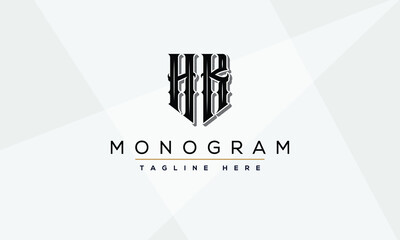 HK Logo letter monogram design