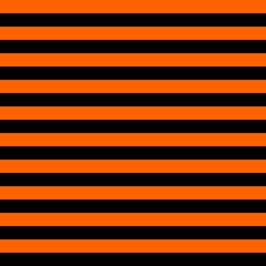 Orange black stripes seamless pattern. Halloween background. Vector illustration.