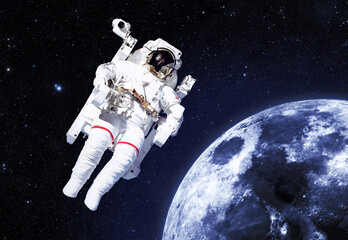 Isolated Astronaut - Elements of this Image Furnished by NASA