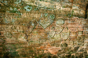 Gutmanis cave is an ancient landmark in Latvia