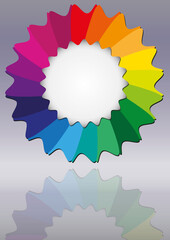 Regenbogenblüte A4 9