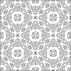 Design monochrome grating pattern,black and white patterns.Repeating geometric tiles from striped elements. black otnament.