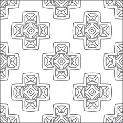 Design monochrome grating pattern,black and white patterns.Repeating geometric tiles from striped elements. black otnament.