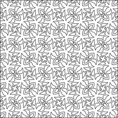 Design monochrome grating pattern,black and white patterns.Repeating geometric tiles from striped elements. black otnament.
