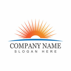 Sun Vector illustration Icon Logo Template design