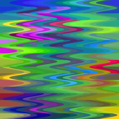 Multicolored waves design texture abstract background with rainbow