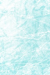 Eis mit Kratzern - Eisoberfläche mit Spuren von Schlittschuhen