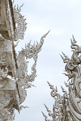 Fototapeta na wymiar Famous temples, architectural appearance. Details closeup, Thailand