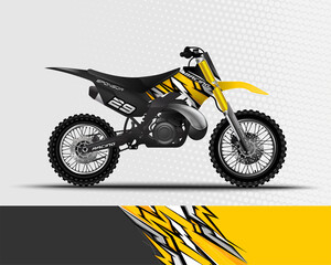 Sport background abstract design for racing motorcycle motocross dirt bike