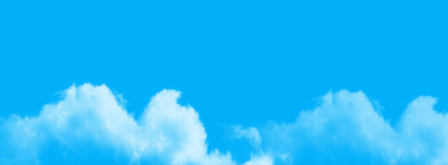 blue sky background with tiny clouds. panorama