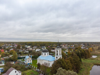 Fototapeta na wymiar Old russian church XVII century in Moscow region