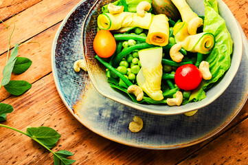 Fototapeta na wymiar Diet vegan salad.
