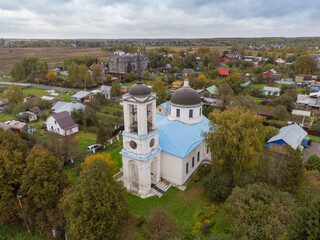 Old russian church XVII century in Moscow region