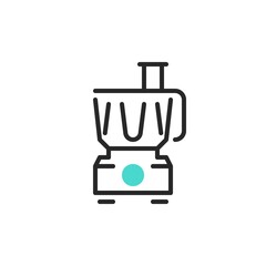 Food processor line icon