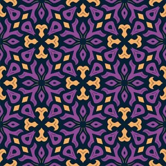 Three colors pattern ornament background. Ethnic seamless ready for print