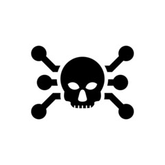 Virus hacker icon