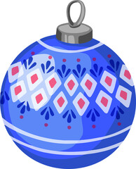 symbol new year or christmas toy christmas ball
