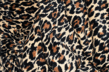 Fabric Fur Leopard Animal Print Background