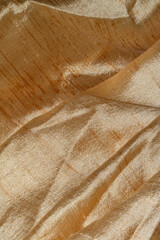 Golden Copper Fabric Shiny Background