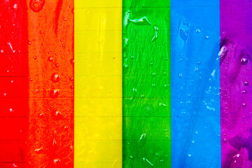 LGBT flag as a symbol of equality and unity